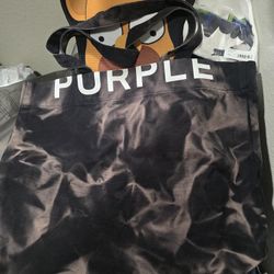 Purple Jeans Tote Bag 
