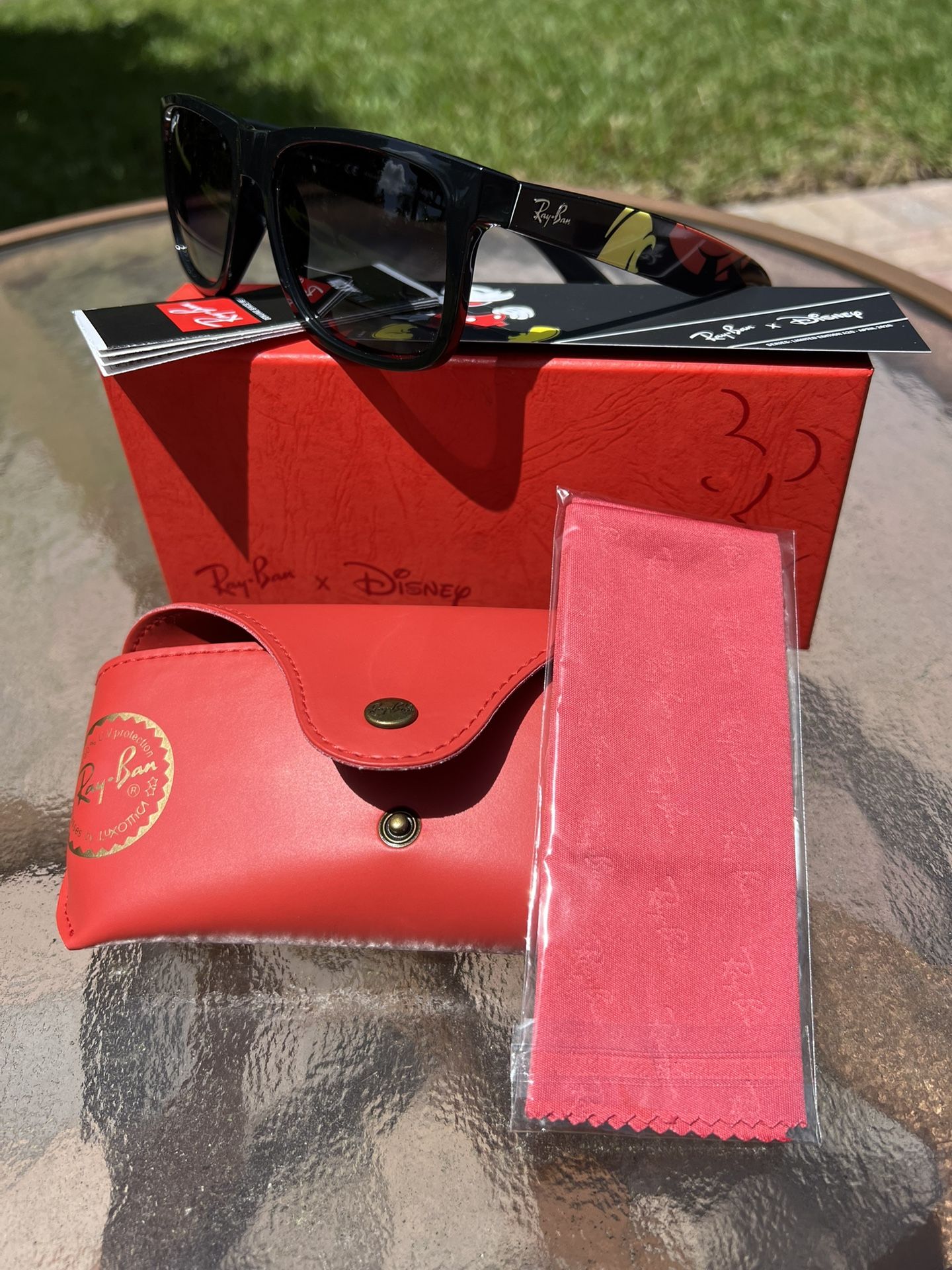 Disney Ray Ban Limited Edition Justin Mickey A20 Polarized Sunglasses