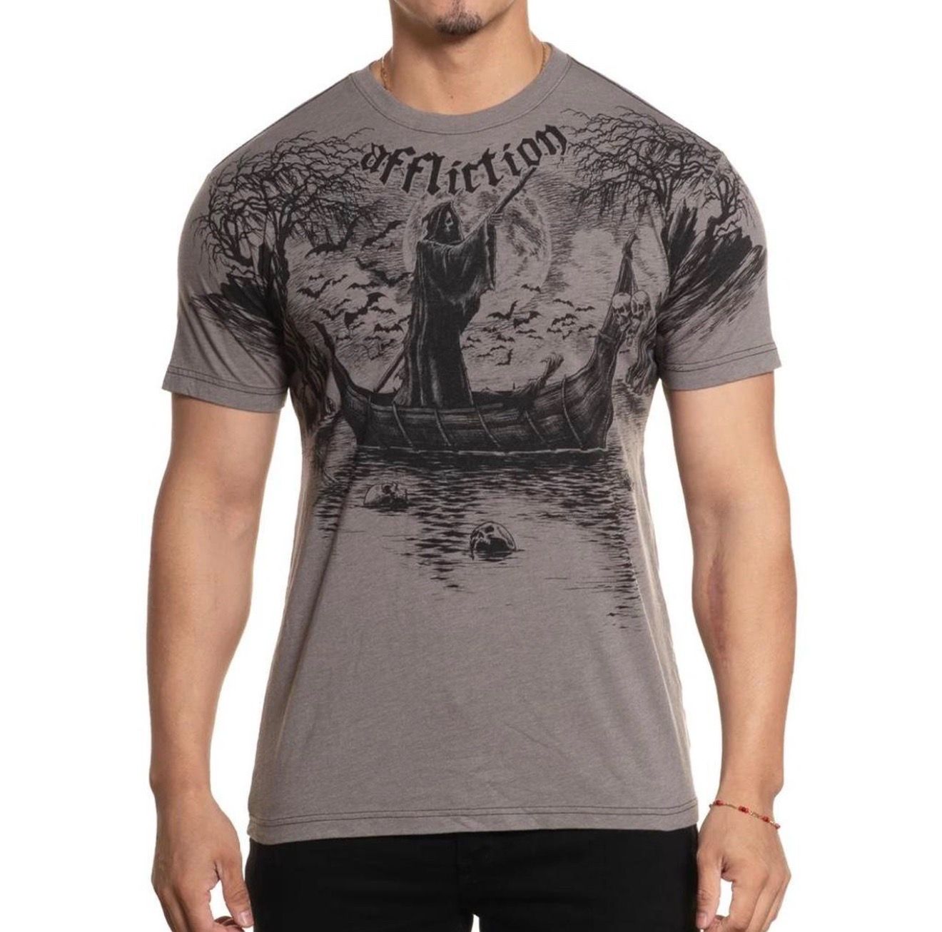 Affliction River Styx Gray