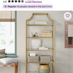 Gold Book Shelf