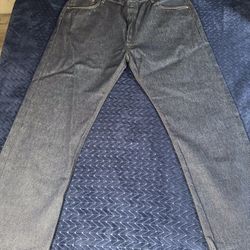 Men’s Shrink To Fit  Jeans Size 44x32 Color: Blue 