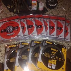 Crescent And DeWalt 71/4 Blades (4 tooth Fiber Cement) 20.00each 