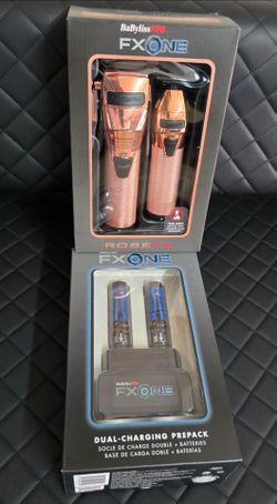 BaByliss PRO Rose Gold FXONE Professional Clipper & Trimmer & Dual Battery
