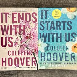 It Ends with Us + It Starts with Us by Colleen Hoover: 2 Book Set