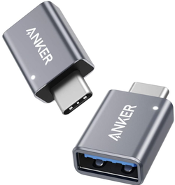 Anker USB C Adapter (2 Pack), USB C to USB Adapter High-Speed Data Transfer