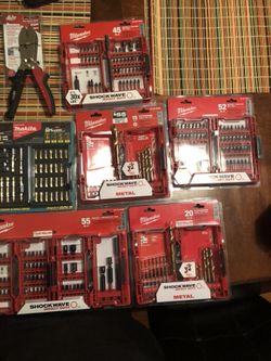 Brand new never open drill bits
