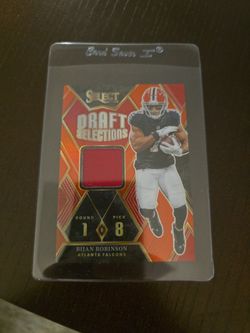 Bijan Robinson Rookie Patch Card