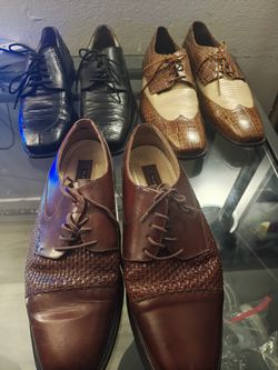 Stacy Adams Mens Size 11 Dress Shoes