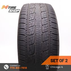 Pair of 2 Used 8.5/32    285/45R22  114H  General  Grabber HTS 60