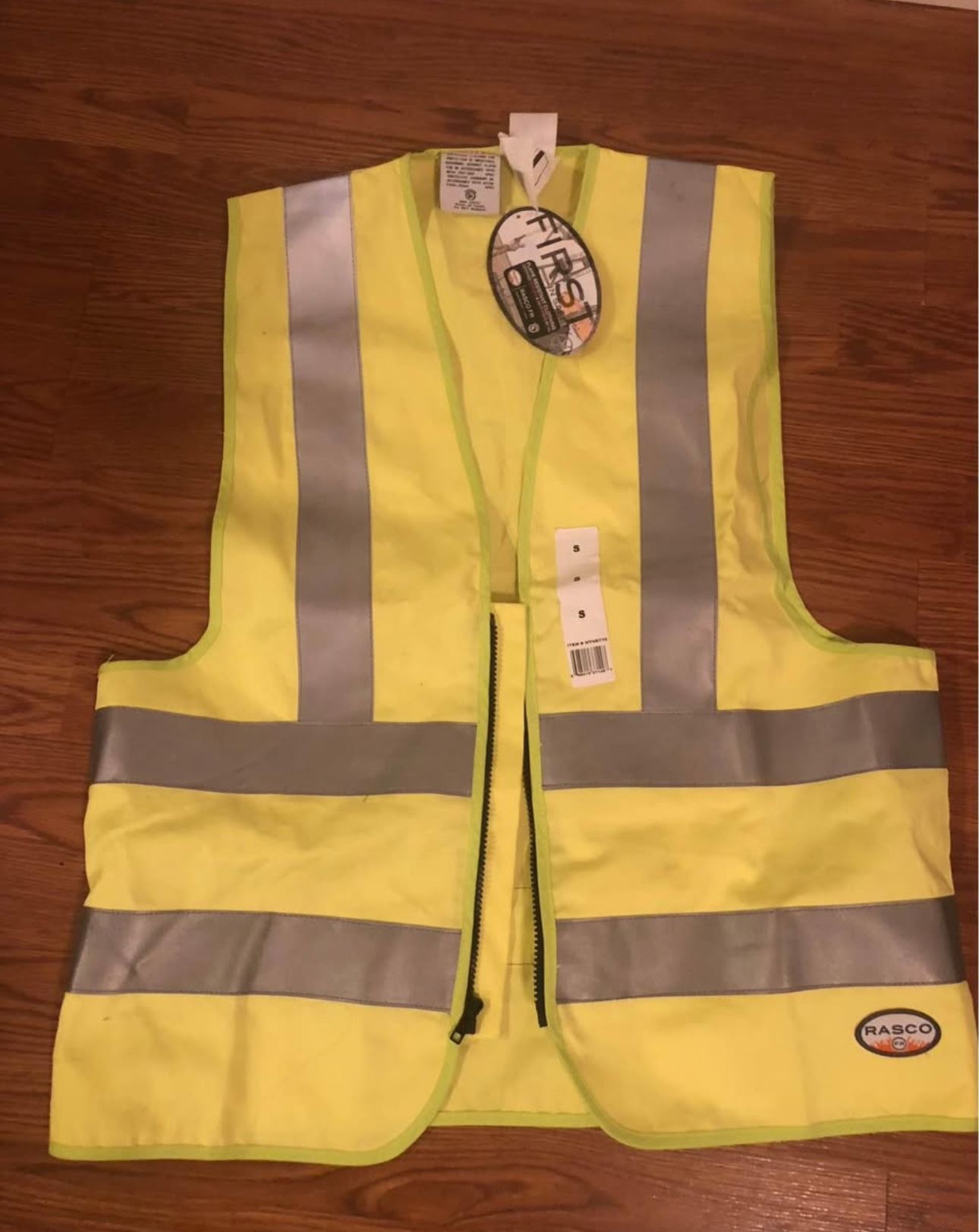 Construction worker vest neon. Halloween costume adult size small