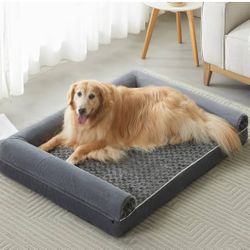 Dog Beds for Large Dogs, Orthopedic Dog Bed for Medium Large Dogs,Big Waterproof Couch Pet Bed with Removable Washable Cover