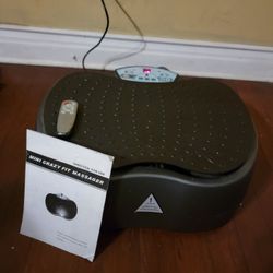 Mini Crazy Fit Massager Vibration Plate Exercise Machine With Remote
