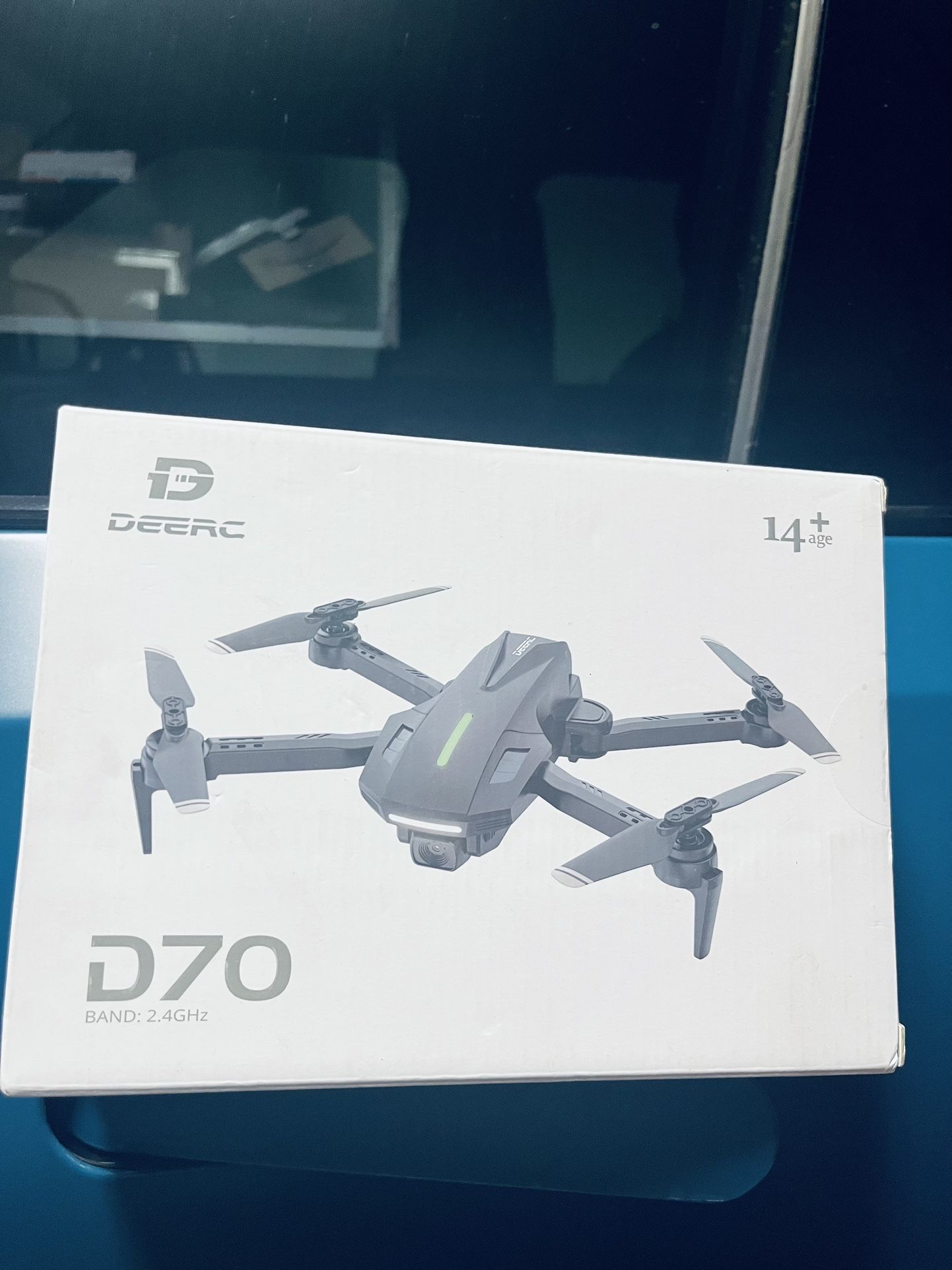 Brand new and sealed DEERC D70 Drone with Camera for Adults and Kids, 720P WIFI FPV RC Quadcopter with Real-Time Transmission, Altitude Hold, All Func