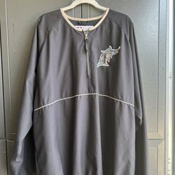 Authentic Florida Marlins BP Windbreaker Jacket Pullover