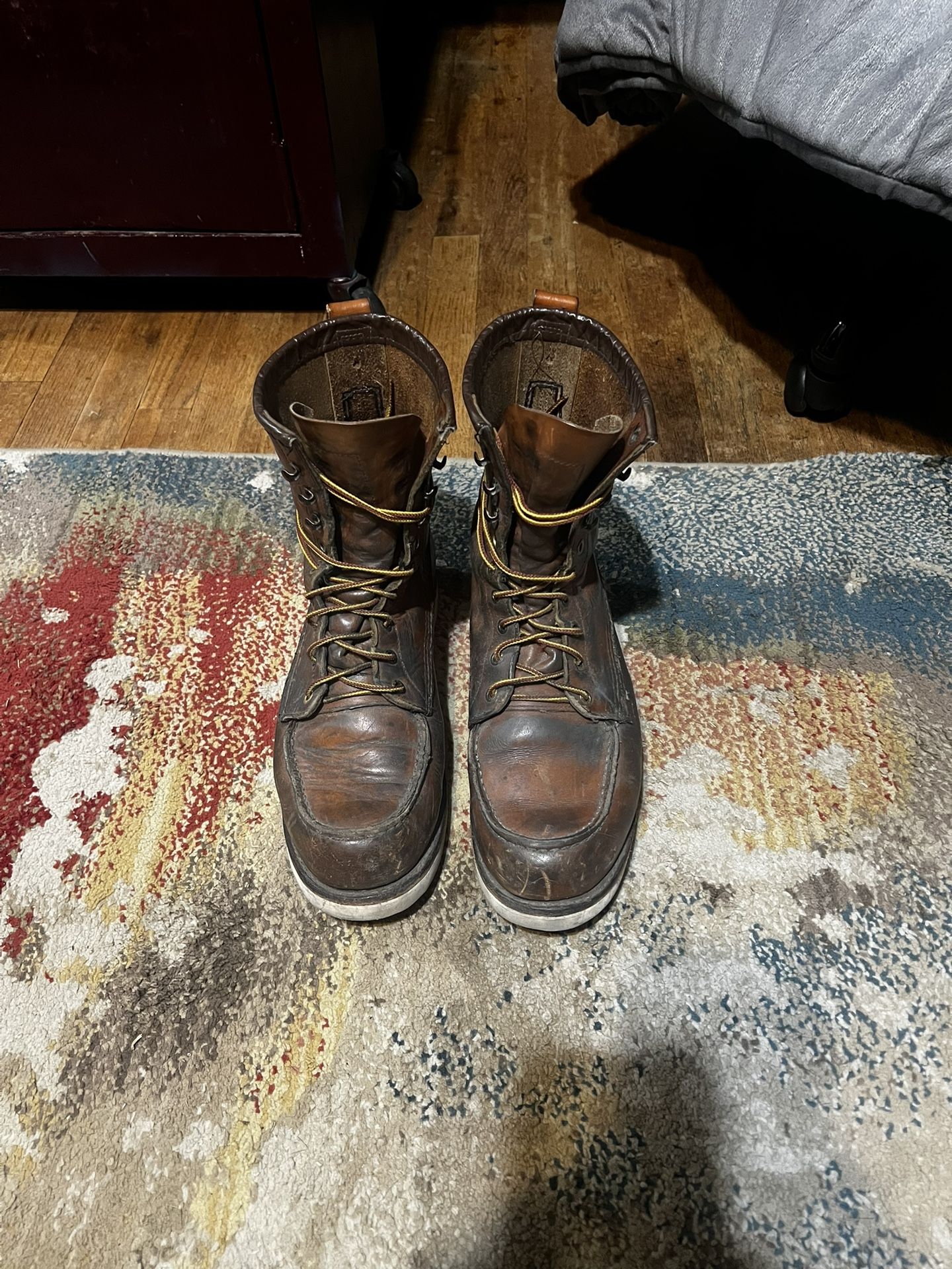 Red Wing 8-inch Moc Toe Boots