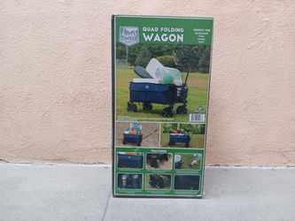 Foldable CART collapsible BEACH wagon with VERY WIDE sand wheels
