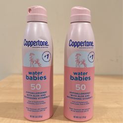 Coppertone SPF 50 sunscreen spray 6 oz: 2 for $9