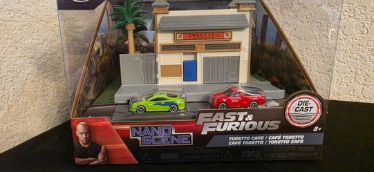Jada Toys – Fast & Furious Nanoscene: Toretto's Market & Cafe with 2 Nano...