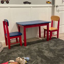 Free Wood Table And Chairs