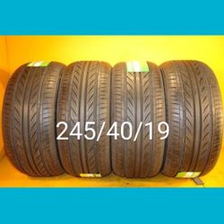 4 New Tires  245/40/19 $ 415  Llantas Nuevas