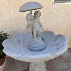 New Water Fountain Made Out Of Cement Perfect Gift 
