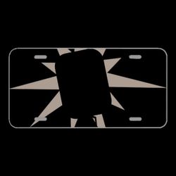 License Plate Novelty Car Front Microphone Mick Voice Speech Speak