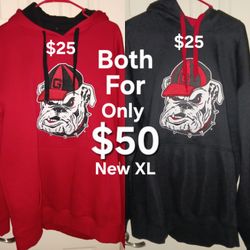 Ga Bulldogs Hoodies XL (NEW) $50