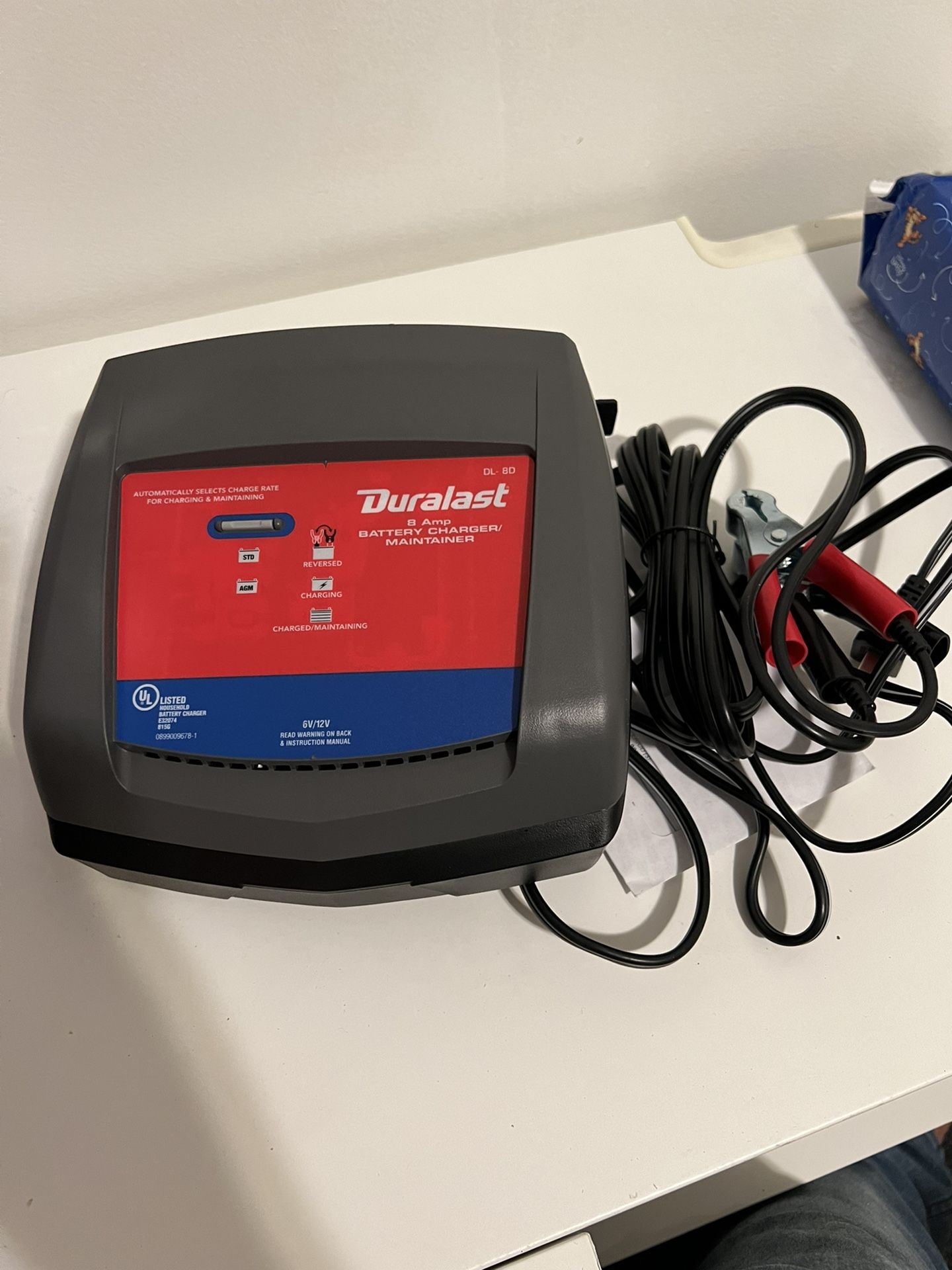 Duralast 8 AMP Battery 🔋 Charger/maintainer