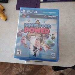 Ps4 Knowledge Is Power - Factory Sealed
