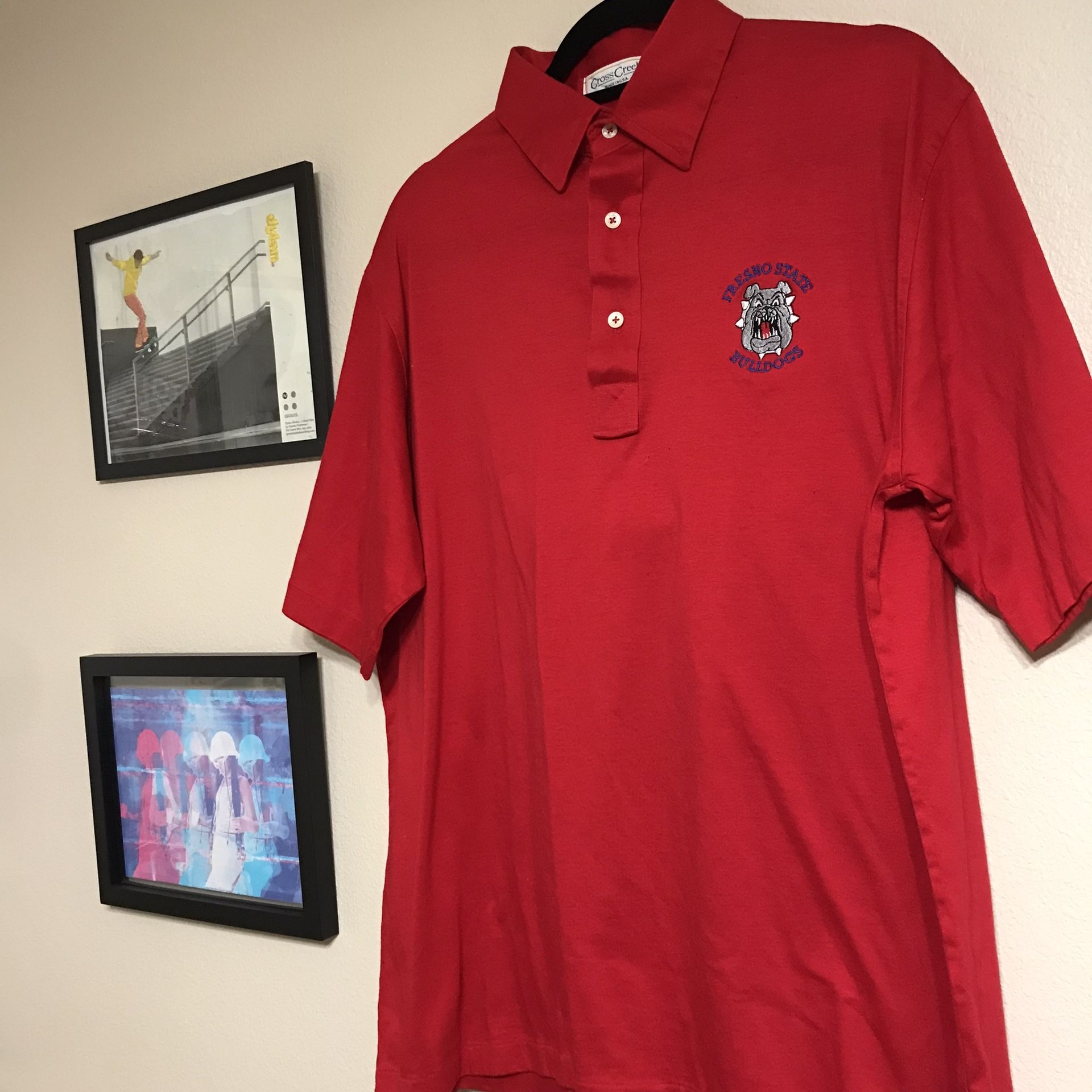 Vintage Fresno State Bulldogs Polo Shirt