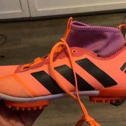 Adidas Gravel Cycling Shoes Beam Orange / Pulse Lilac (sizes 6) 