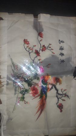 Chinese silk embroidery