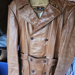 Vintage Cortefiel Of Spain Leather Jacket Size 40.