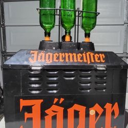 Jagermeister Tap Machine Three Bottle Shot Dispenser Chiller 