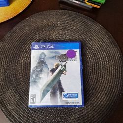 Ps4 Final Fantasy.  VII Remake 