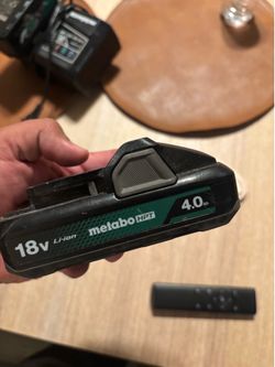 2 metabo batteries