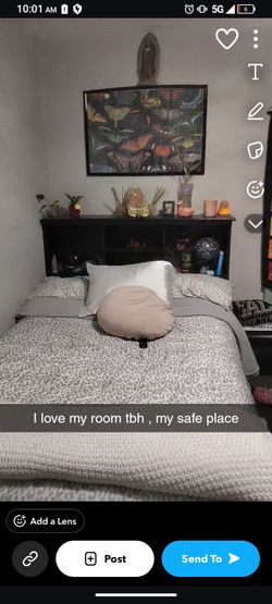 Bedframe with shelves full sized  frame only endless u want the box frame aswell
