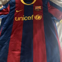 Large Nike Messi Barcelona Jersey 