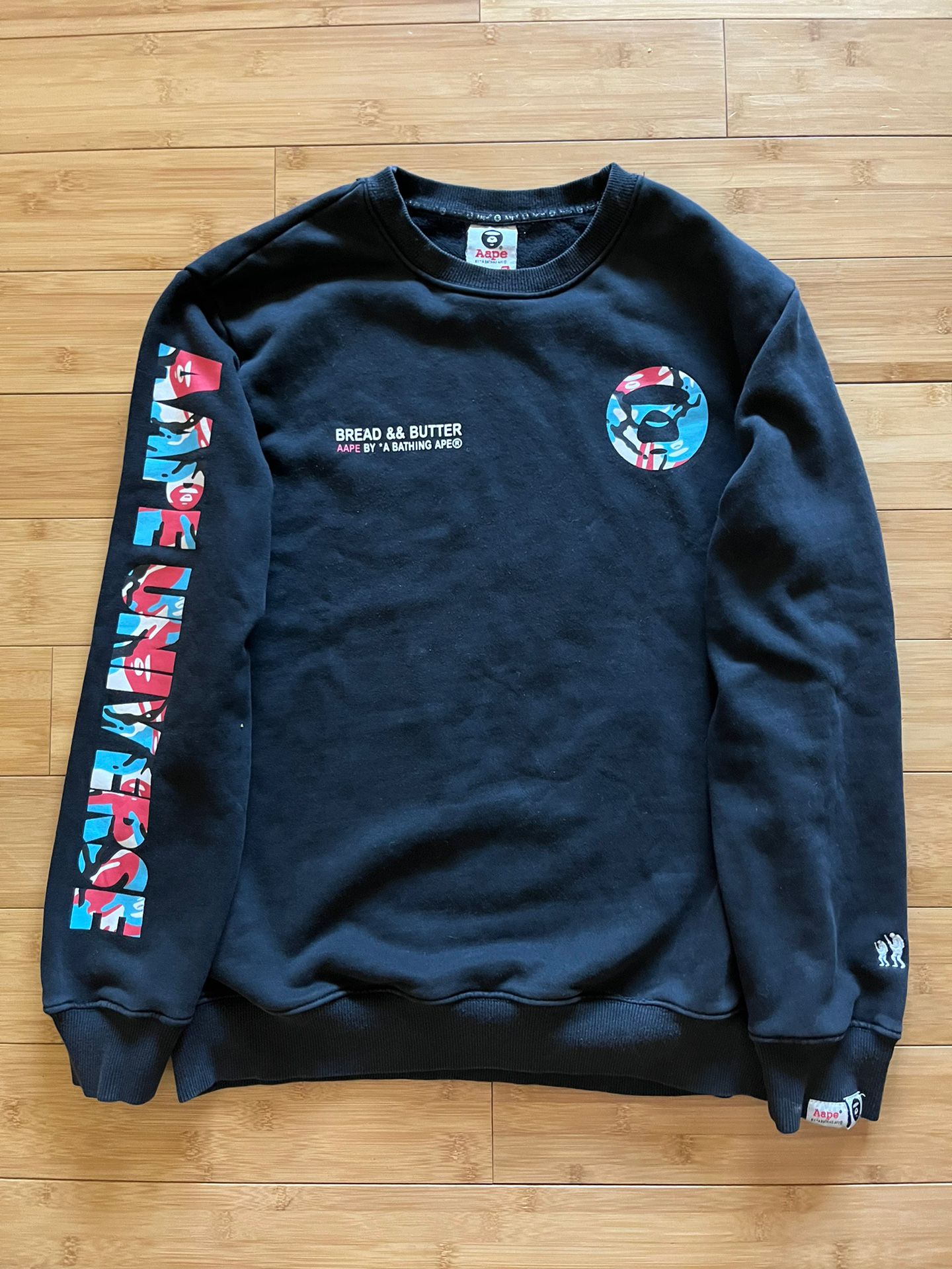 Bape Pullover Sweater - Aape - LIKE NEW - VERY RARE — Fast Ship