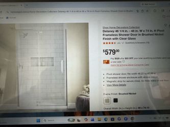 Shower door