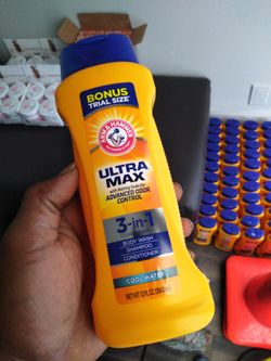 ULTRA MAX 3in 1 body wash , shampoo ,&conditioner