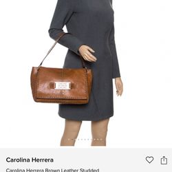 Vintage Carolina Herrera Leather Bag