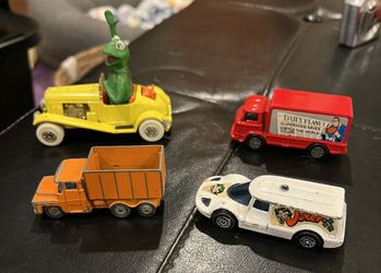 Vintage Corgi Lot Of 4 **Kermit, Guy Warrior, Joker & Superman**