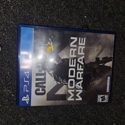 Ps4 Game  Modern Warfare