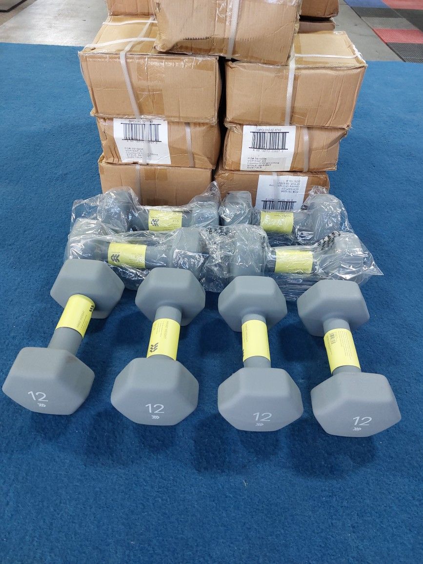 Neoprene Dumbbells / Gym / Gymnasio / Pesas / Weights / Fitness / Yoga