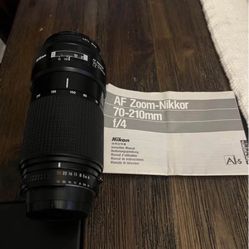 Nikon 70-210 Lens 