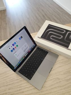 APPLE MACBOOK PRO M3 CHIP OPENED BOX  - $5 DOWN TODAY TO BRING YOUR LAPTOP HOME 