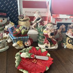 Fitz and Floyd Lot Of Items 