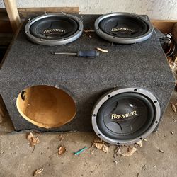 4 12in Subwoofers