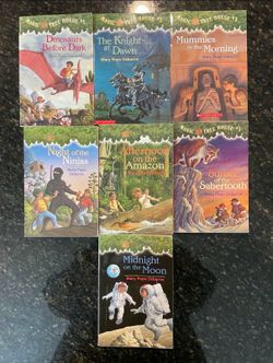 Magic Tree House Books #1, 2, 3, 5, 6, 7 and 8 in Paperback